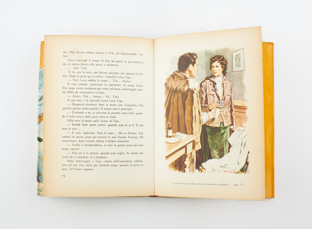 Simone Saint Clair, Georges Steff - Il lupo della Valle del Diavolo - 1^ Ed. Fratelli Fabbri Editori 1953 - narrativa, per ragazzi