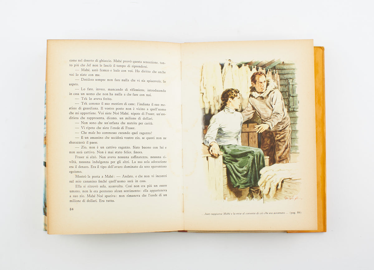Simone Saint Clair, Georges Steff - Il lupo della Valle del Diavolo - 1^ Ed. Fratelli Fabbri Editori 1953 - narrativa, per ragazzi
